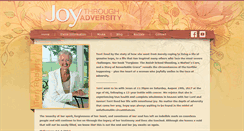 Desktop Screenshot of joythroughadversity.com